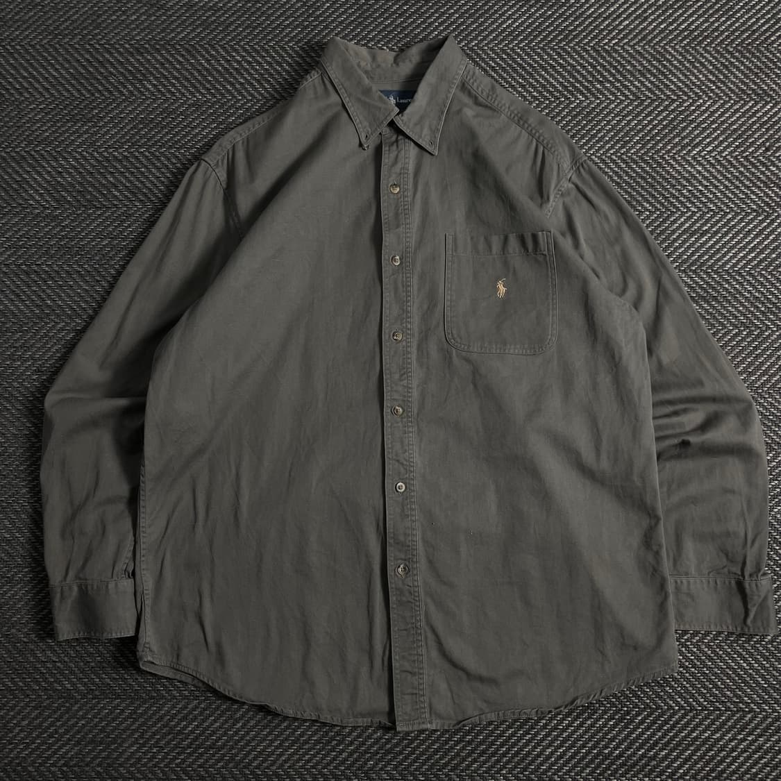 폴로 랄프로렌 포니 박시핏 카키 셔츠o 3817 상품이미지1