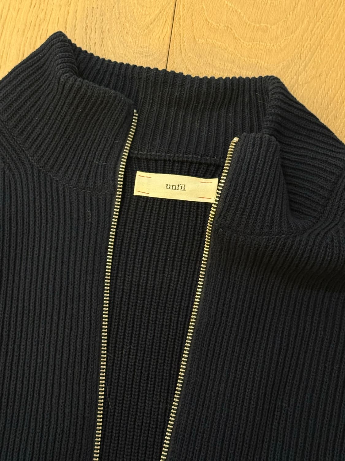 unfil Cotton knit Zip up 4size 상품이미지3