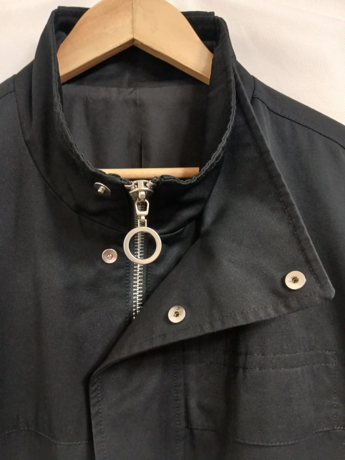 솔리드옴므 / 21ss 쉘파카 크롭 자켓 블랙 / 50 (105) 상품이미지2