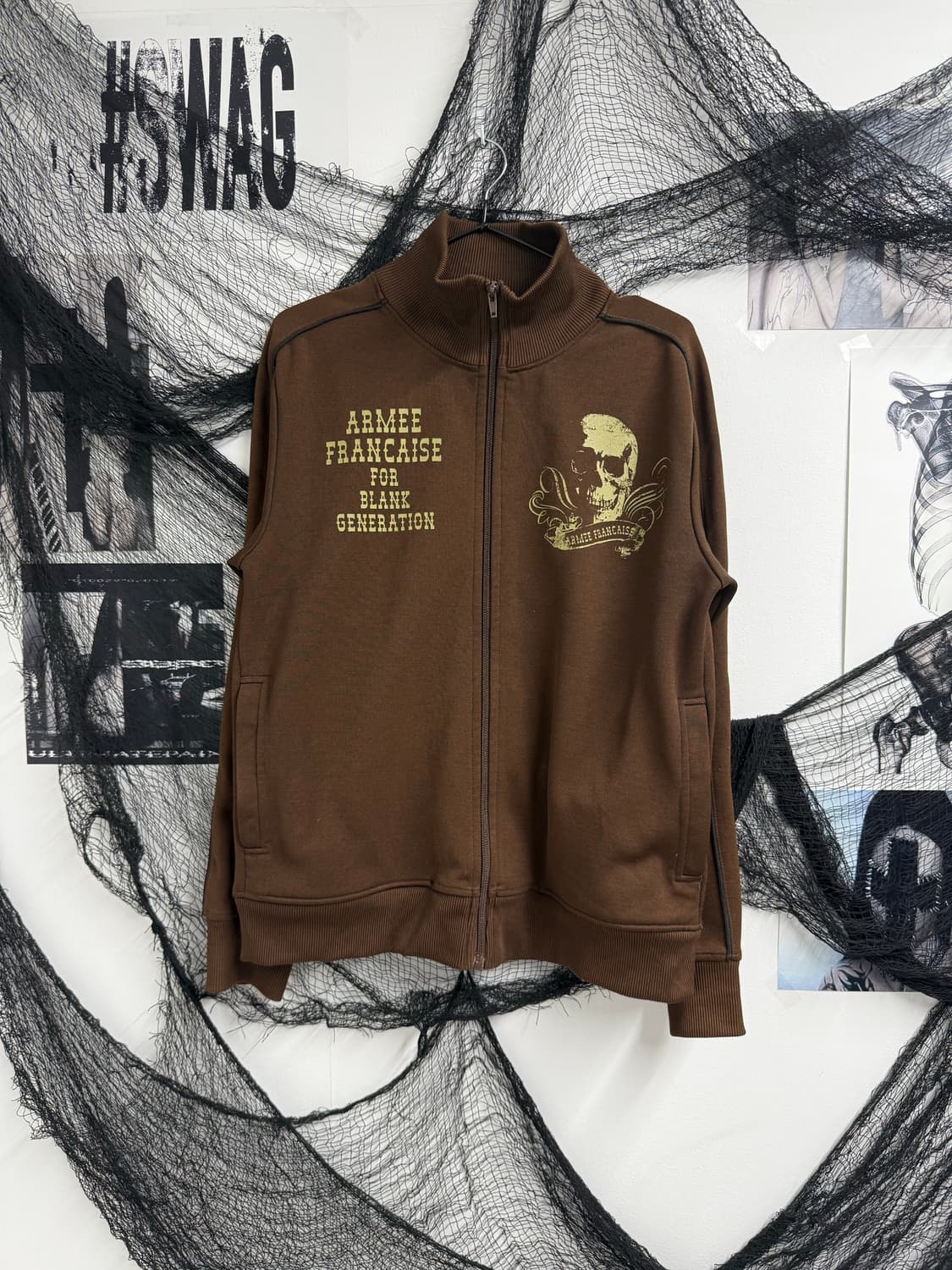 Punk mood skull printing jersey 상품이미지3