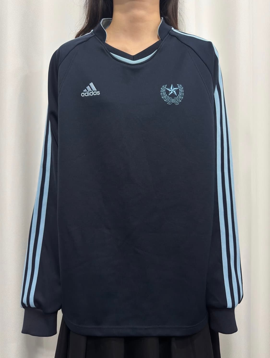 아디다스 라인 져지 탑 네이비 상품이미지2