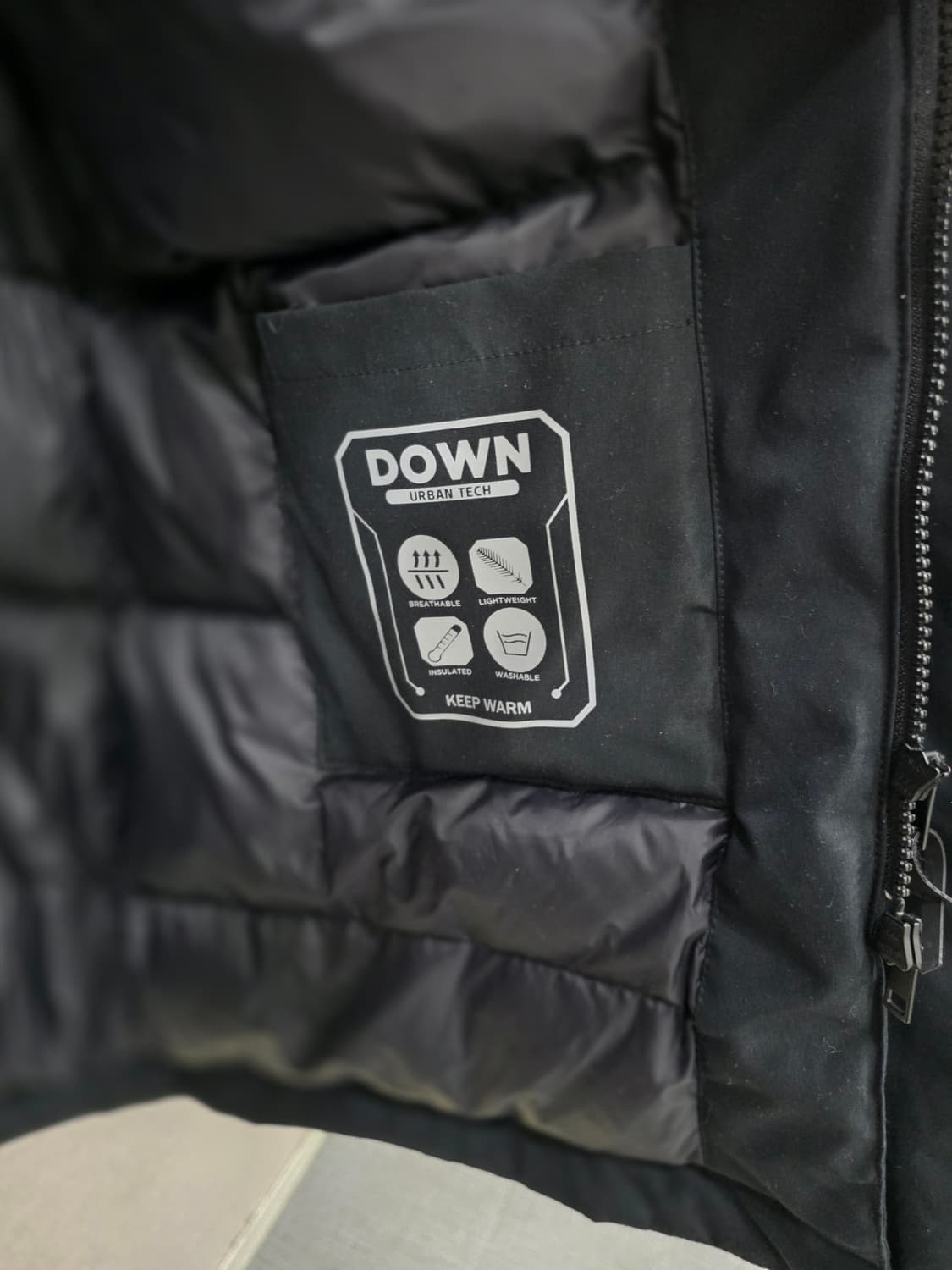 GYMAX  남성 다운 후드 패딩 상품이미지4