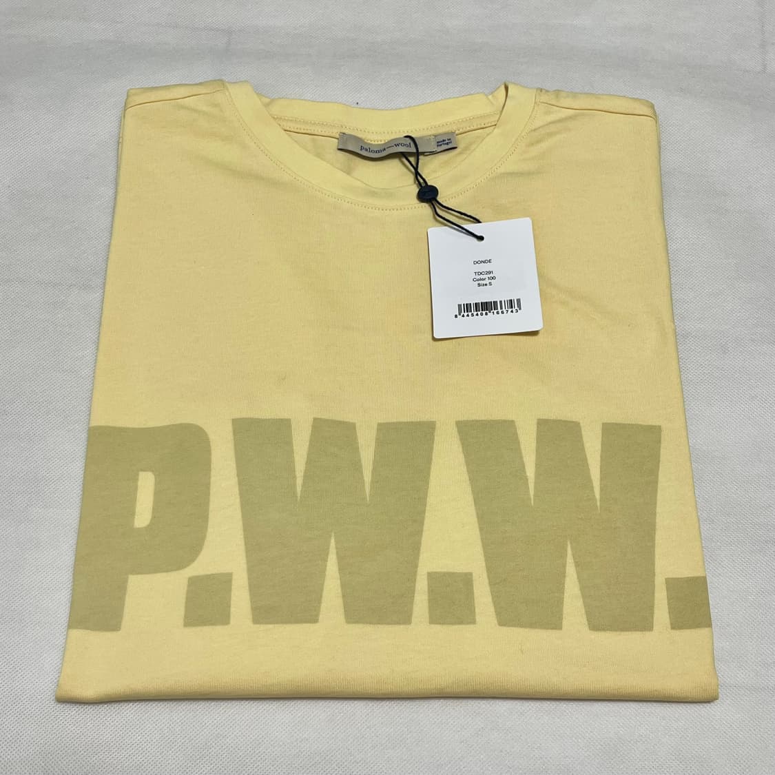 [XS,S,M,L]팔로마울 Donde 티셔츠/옐로우 상품이미지4