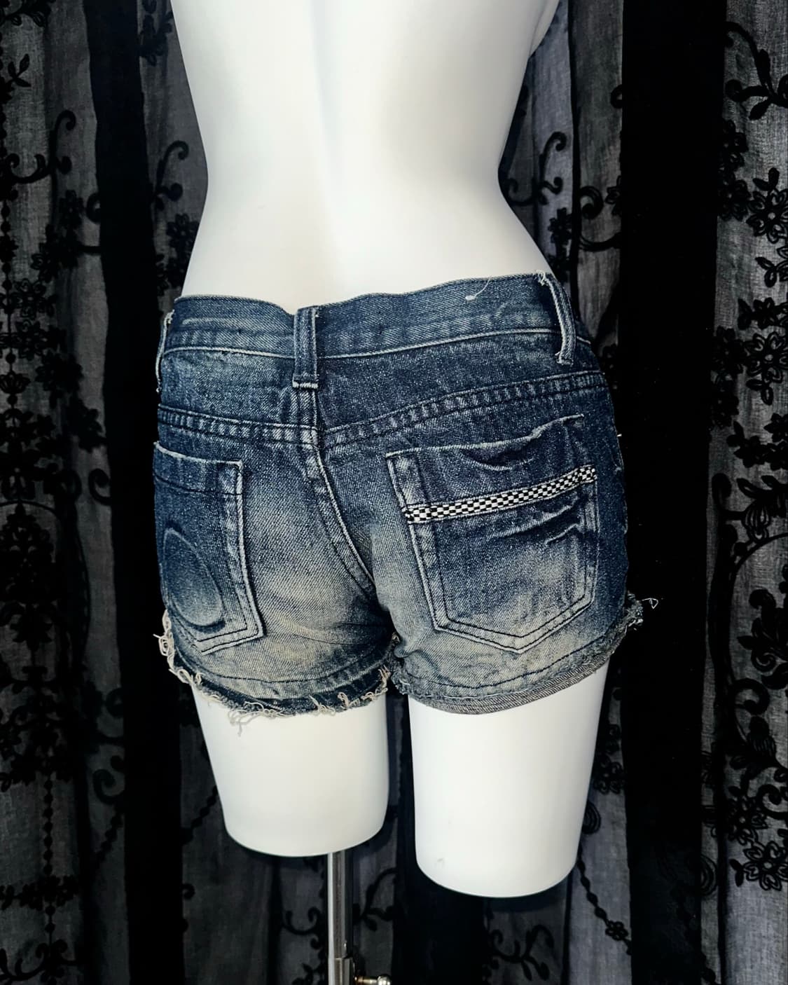 washed jean shorts 상품이미지4