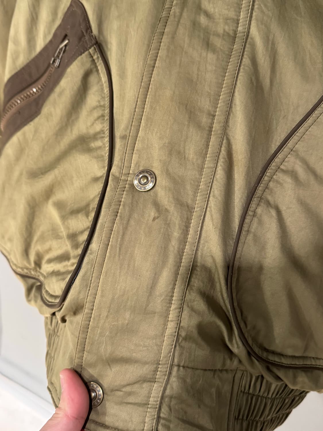 헌팅필드 퍼후드 봄버 자켓  상품이미지5