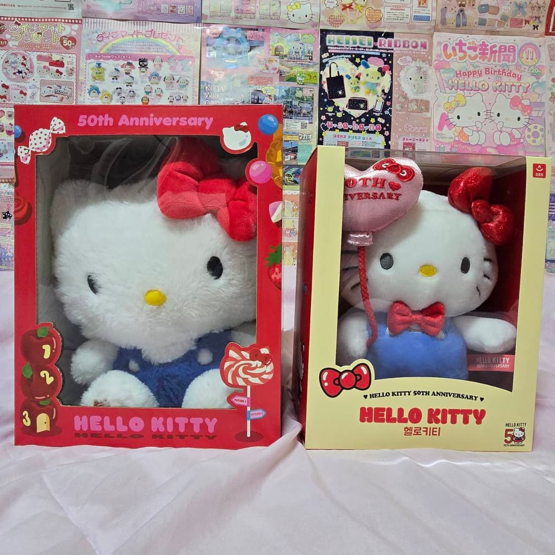 헬로키티 50주년 봉제인형 일괄 상품이미지1