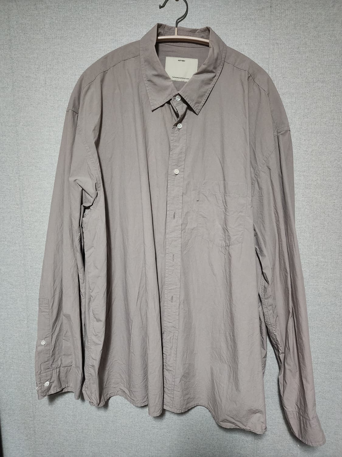 [4] 포터리 컴포트 셔츠 7종 스트라이프, 린넨, 타입라이터 상품이미지6