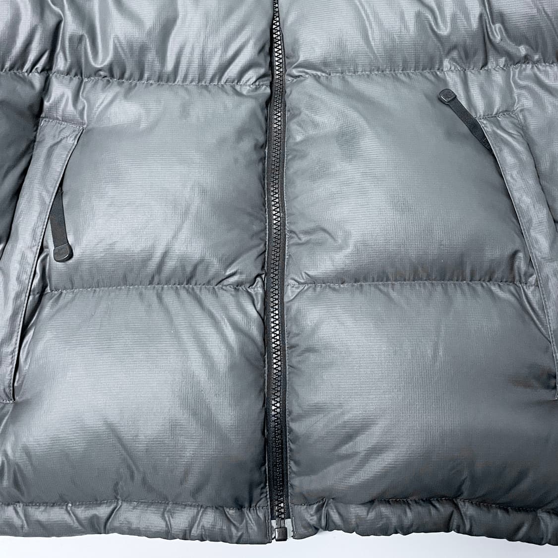 [중고] 노스페이스 700 구스다운 패딩 그레이 95 상품이미지5