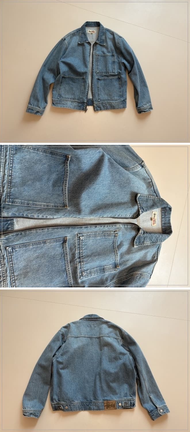 스투시 워크데님자켓 M 상품이미지2