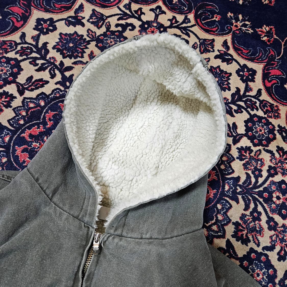 슬로건(SLOGAN) 양털 후드 워크자켓 Free 상품이미지3