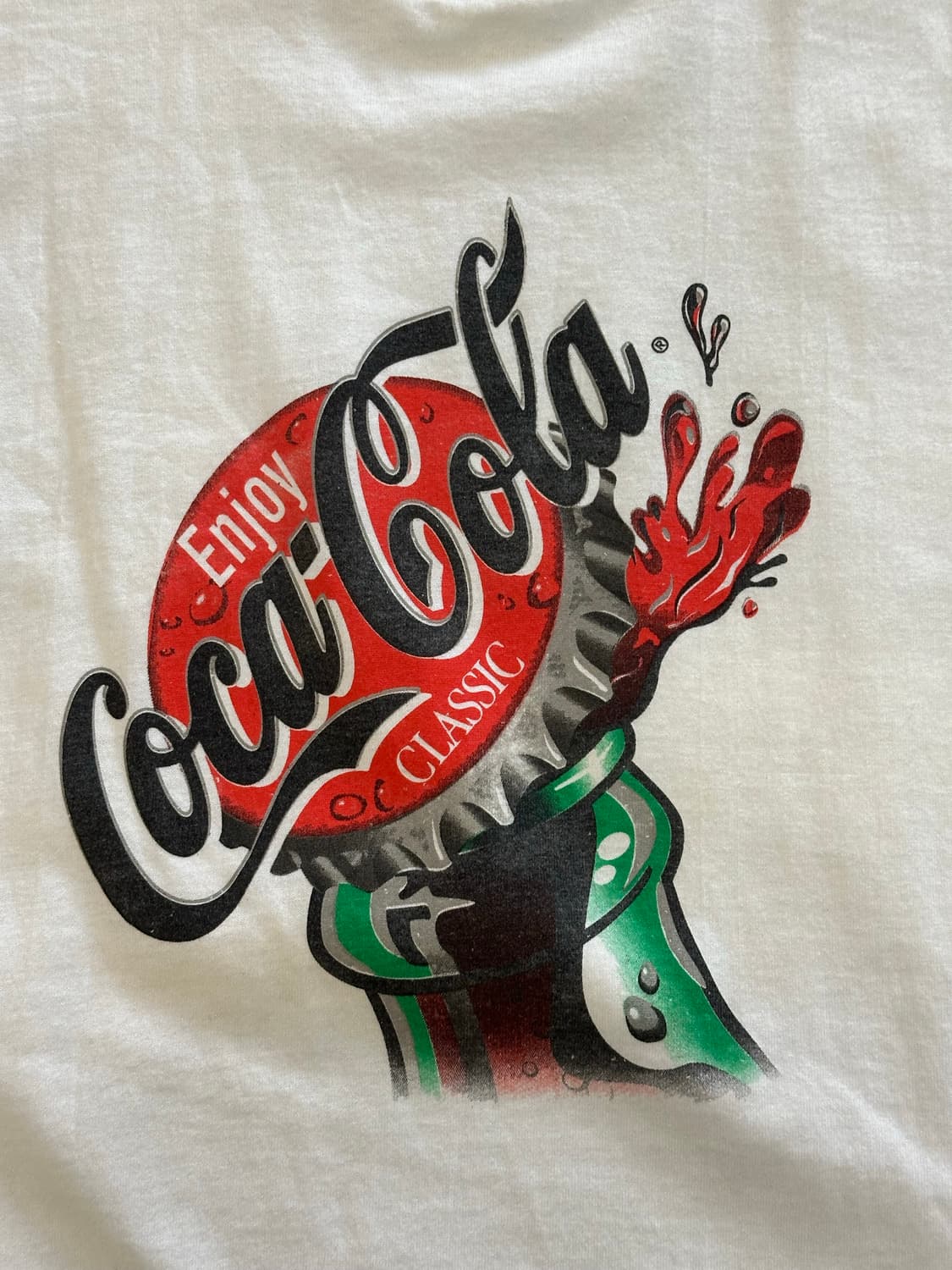 90s Coca-Cola "Classic Bottle Splash" 상품이미지1