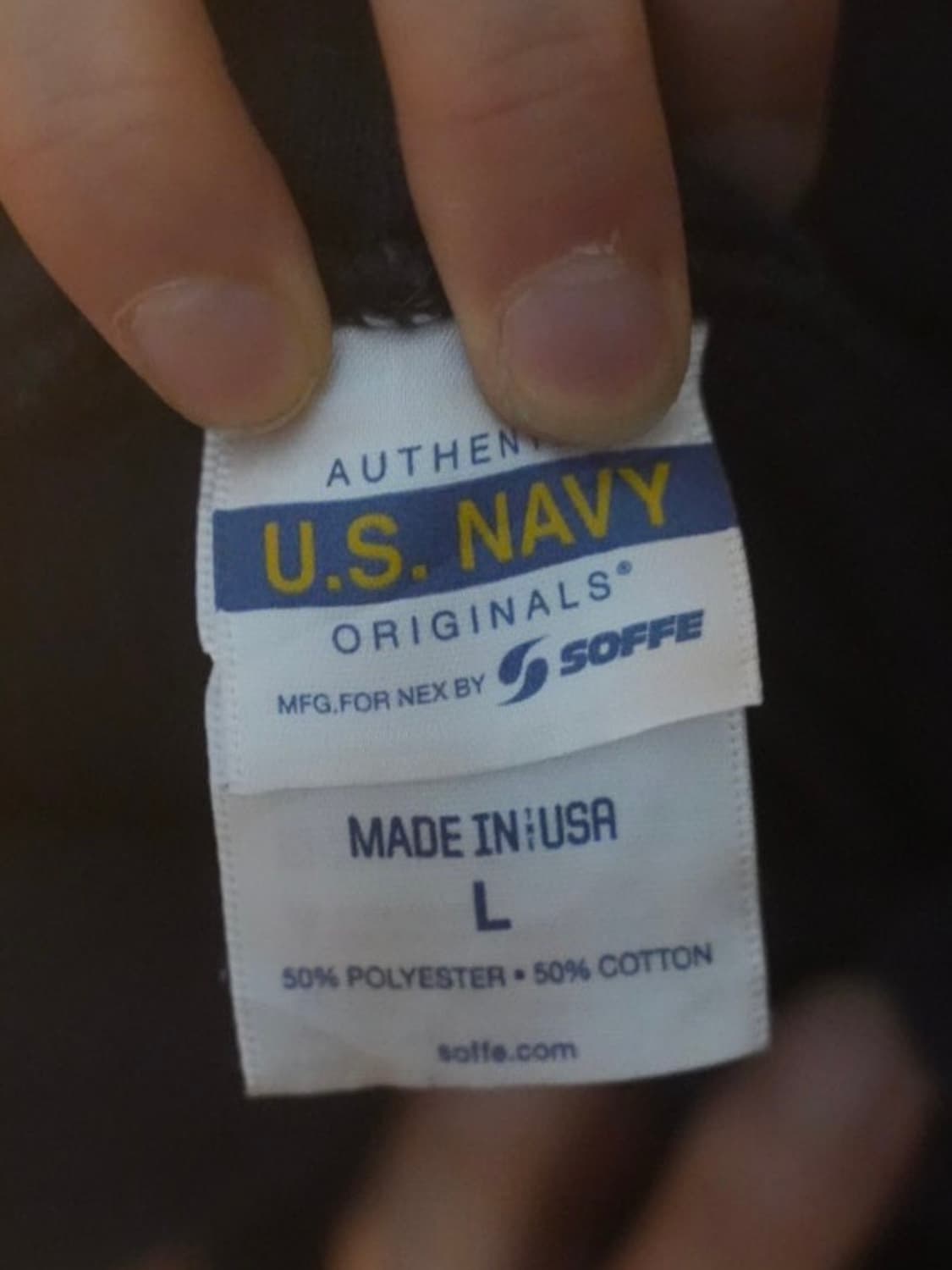 US NAVY HOODIE (L) 상품이미지3
