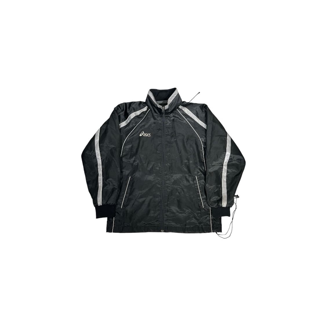 아식스 블랙 사이드 라인 트랙 자켓 S 상품이미지5