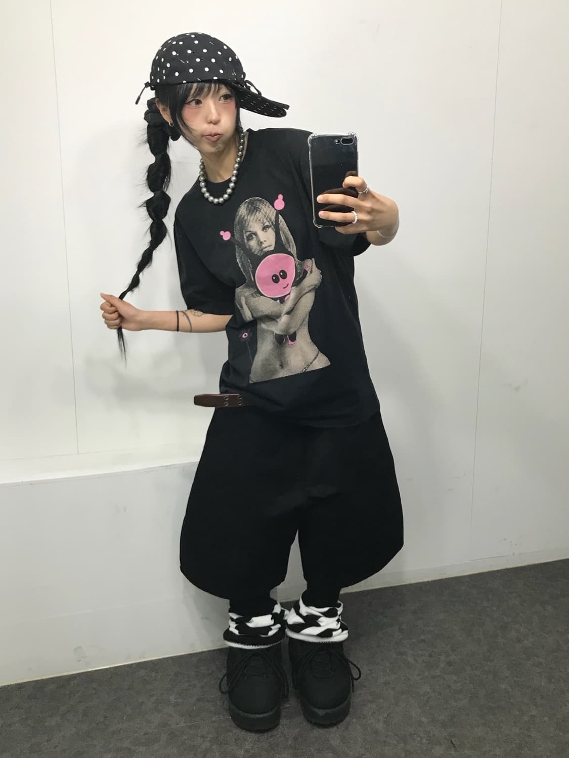 히스테릭글래머 X P.A.M 콜라보 반팔 티셔츠 상품이미지4