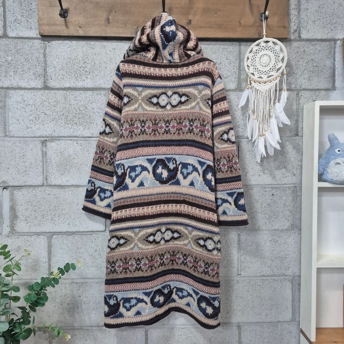 썰스데이아일랜드  에스닉 롱후드가디건 상품이미지7