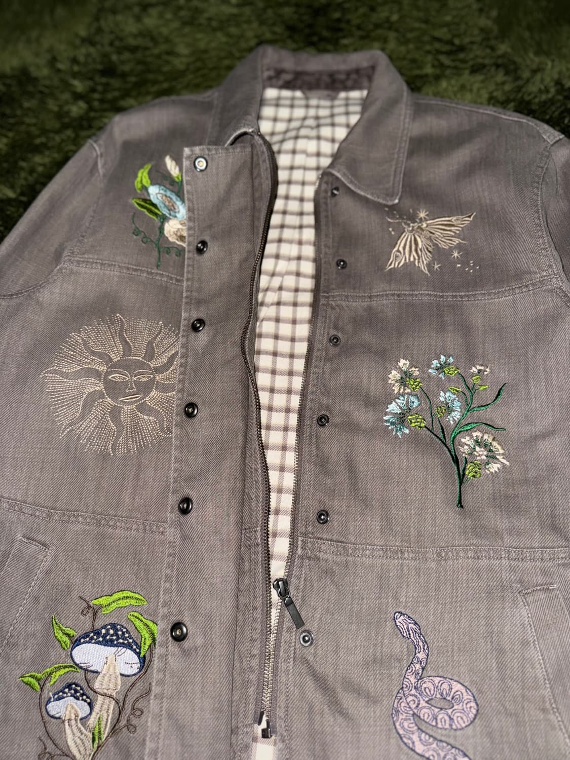 [M] 앤아더스토리즈 엠브로이더리 코튼 셔츠 자켓 상품이미지4