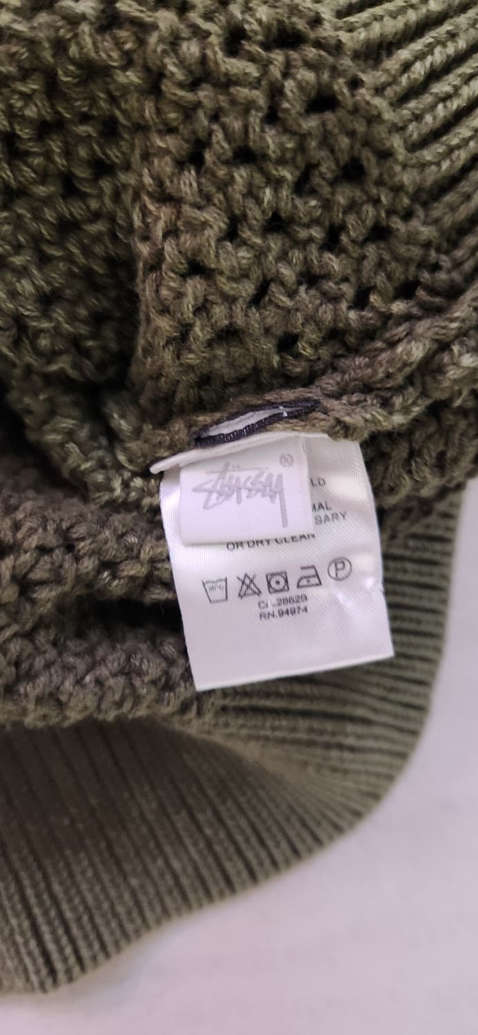 스투시 카키 니트 상품이미지3