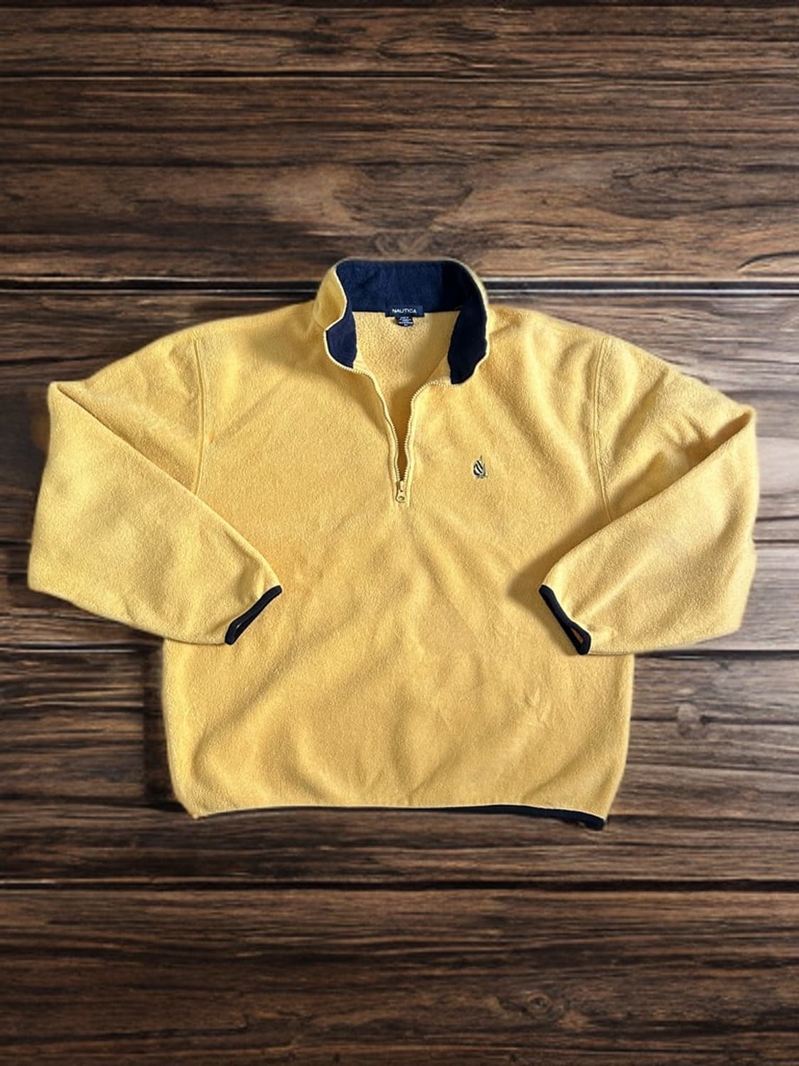 90s 노티카 쿼터집 풀오버 플리스 Made in USA 상품이미지1