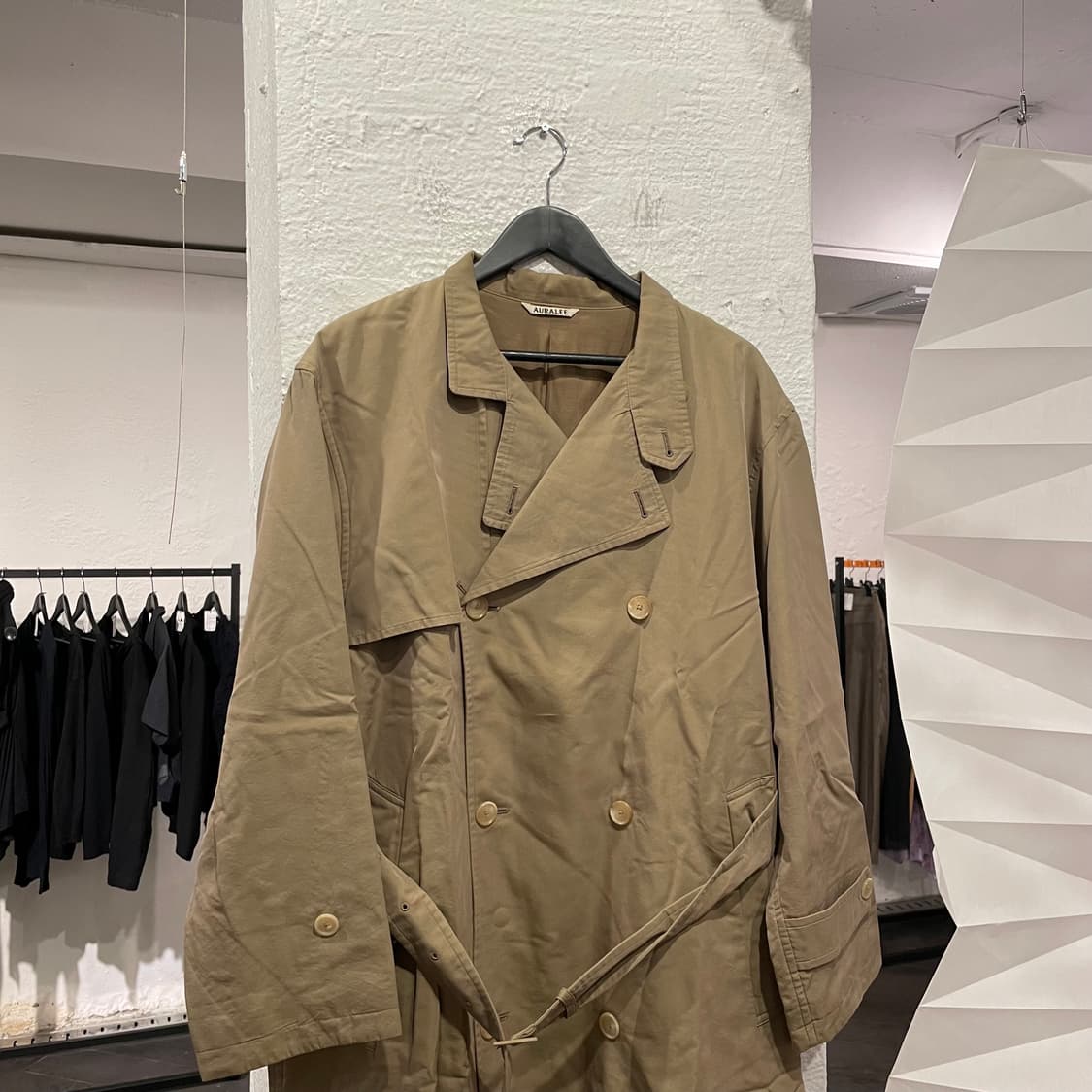 오라리 오버사이즈 트렌치 코트 상품이미지2