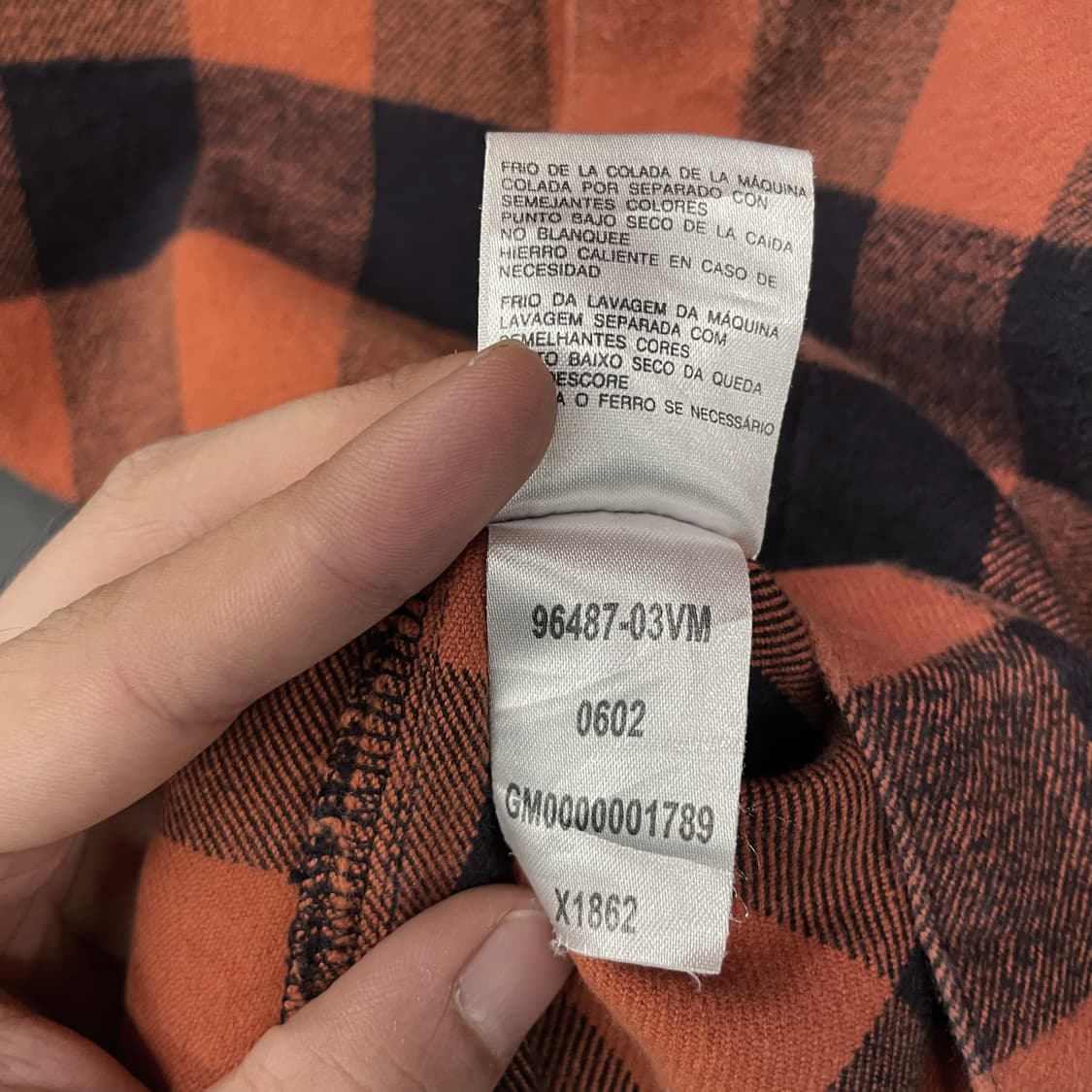 할리데이비슨 멀티 체크 리벳 버튼 플란넬 셔츠 상품이미지8