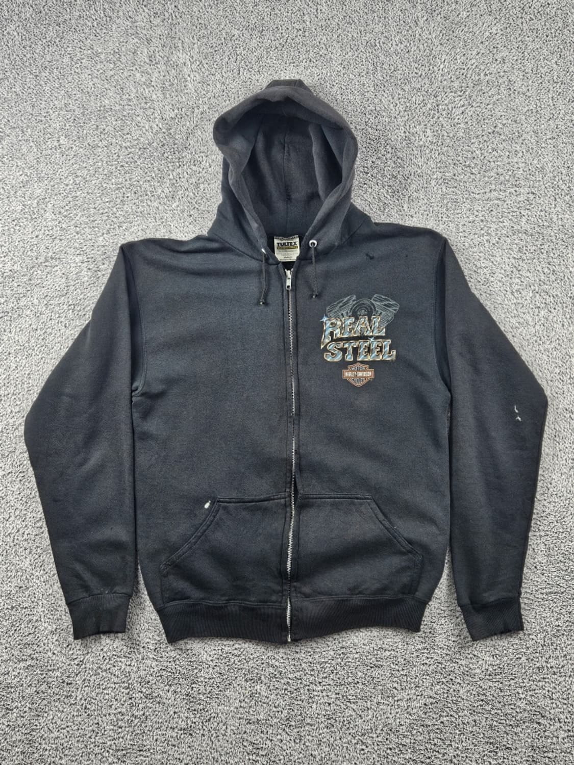 1996 툴텍스 & 할리데이비슨 스웻 후드 집업 ( M ) / 11273 상품이미지3