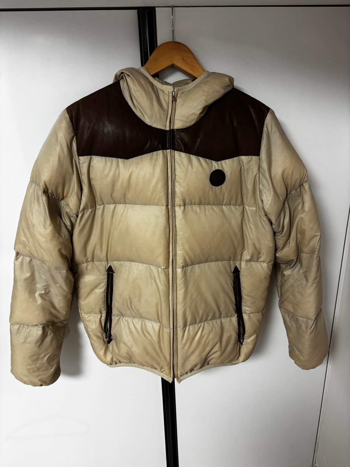 비즈빔 큐비즘 캥거루가죽 패딩자켓 M 상품이미지1