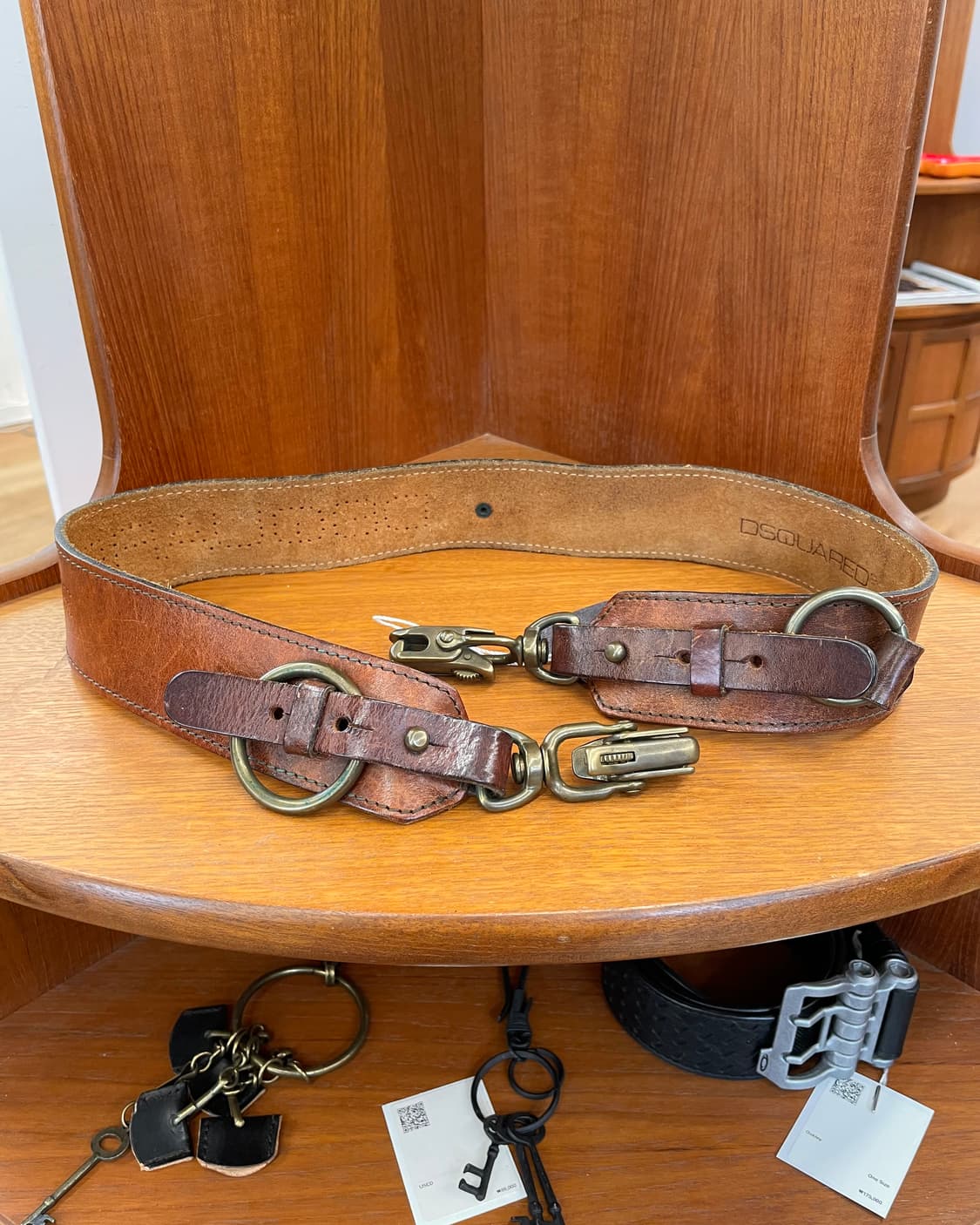 디스퀘어드 2 레더 벨트 상품이미지4