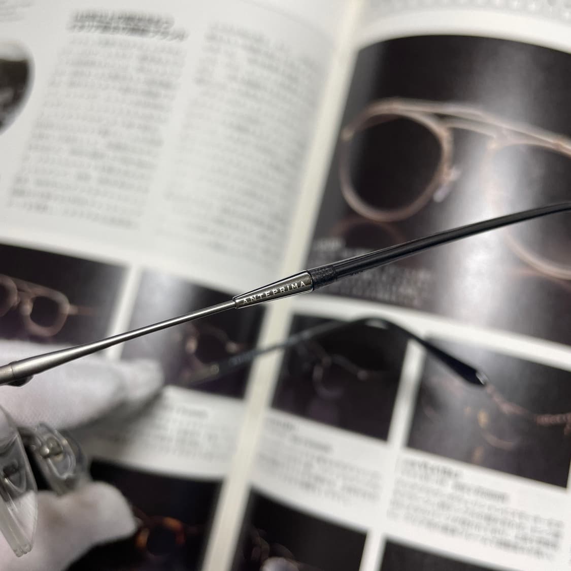 ANTEPRIMA 안테프리마 반무테 실버 티타늄 안경 상품이미지4