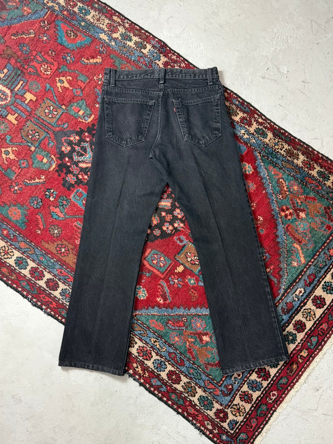 00's 리바이스 517 블랙 부츠컷 플레어진 상품이미지4