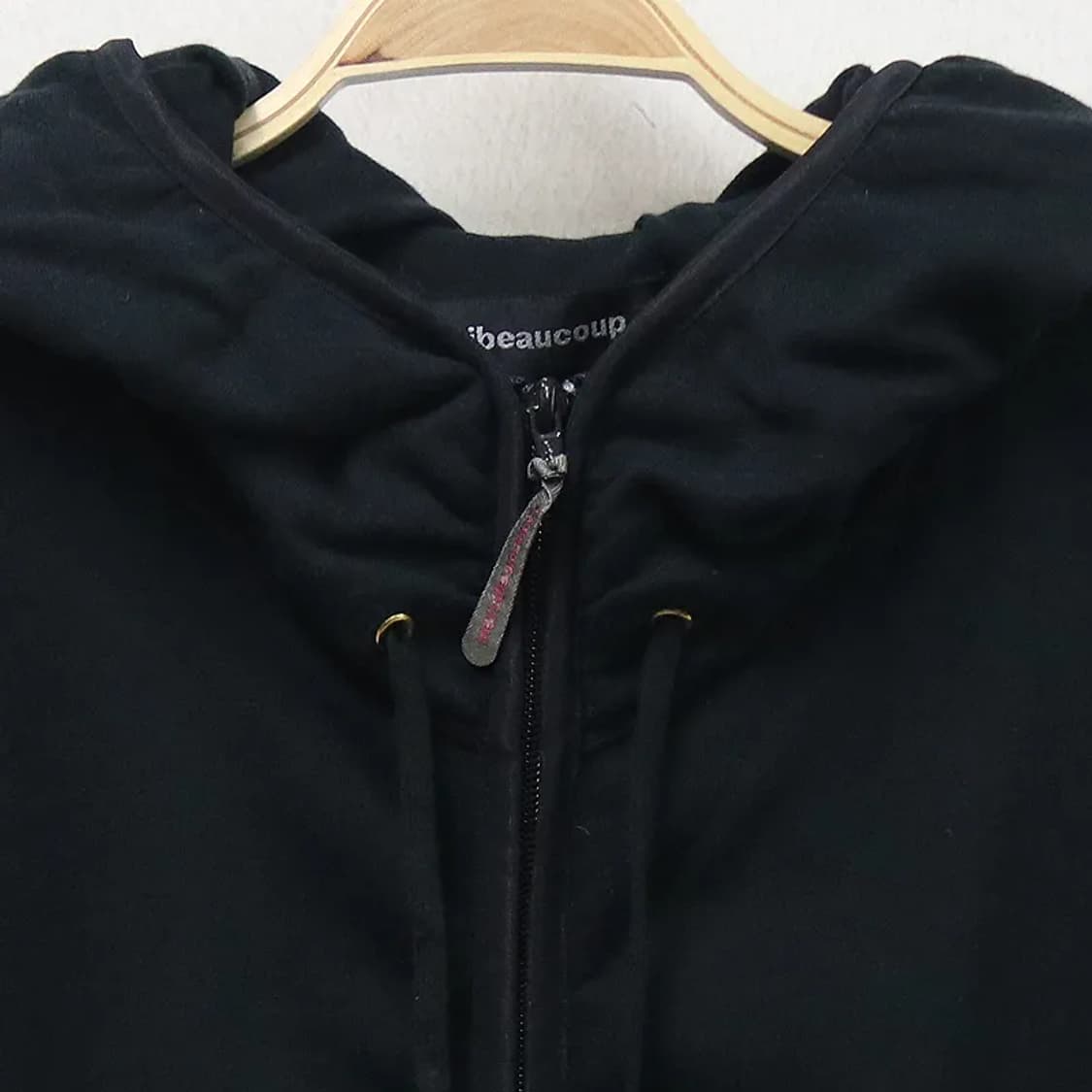 MERCIBEAUCOUP 셔링 후드 집업 61968 상품이미지3