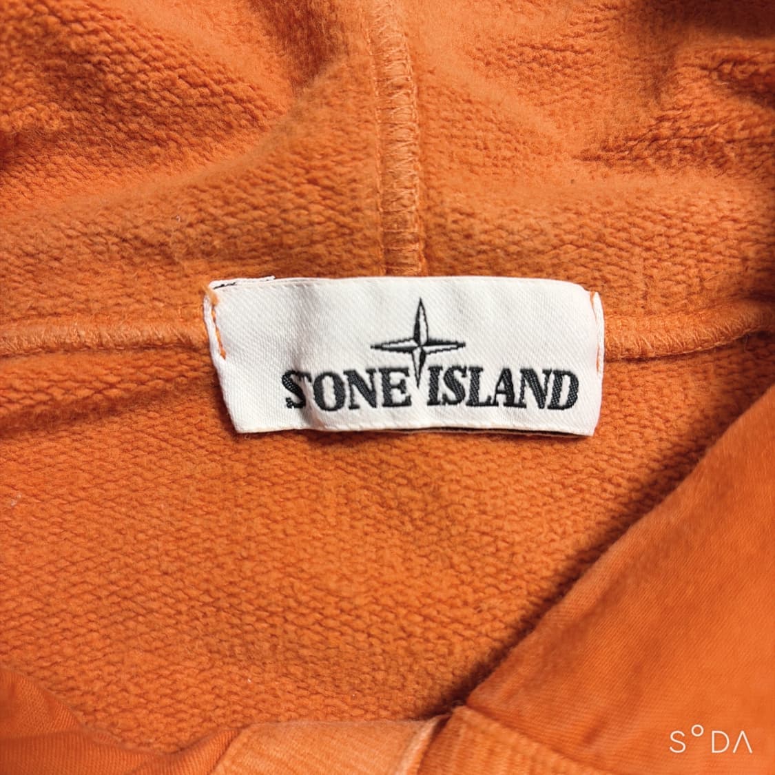 스톤아일랜드 투버튼 오렌지 후드티 M 상품이미지5