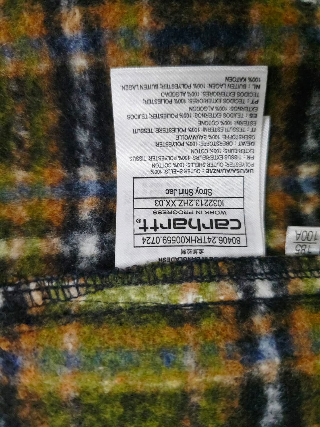 칼하트 wip 스트로이재킷- xl 상품이미지7