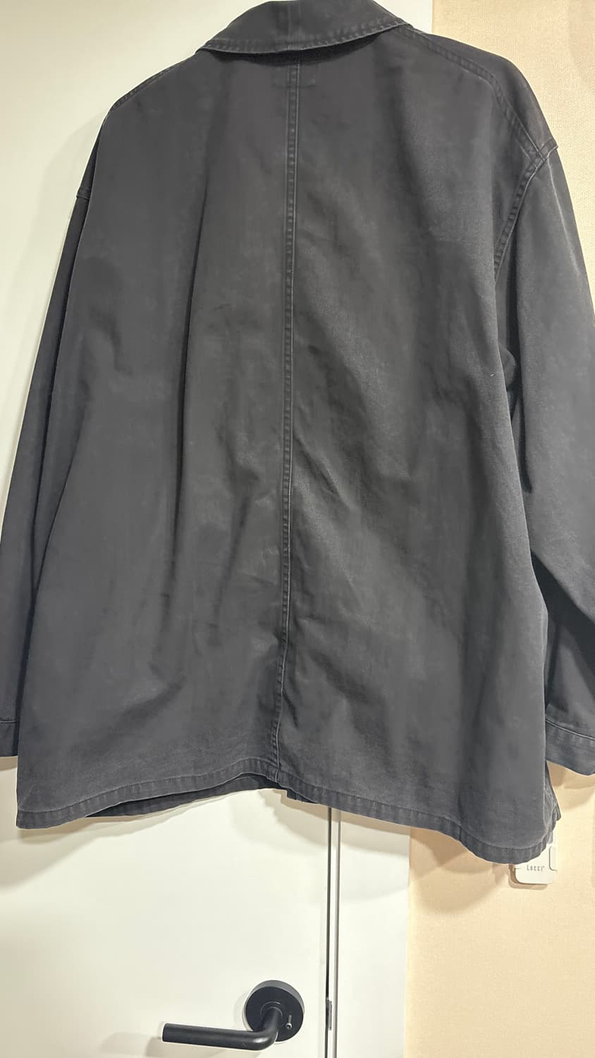 단톤 커버올 자켓 블랙 상품이미지2