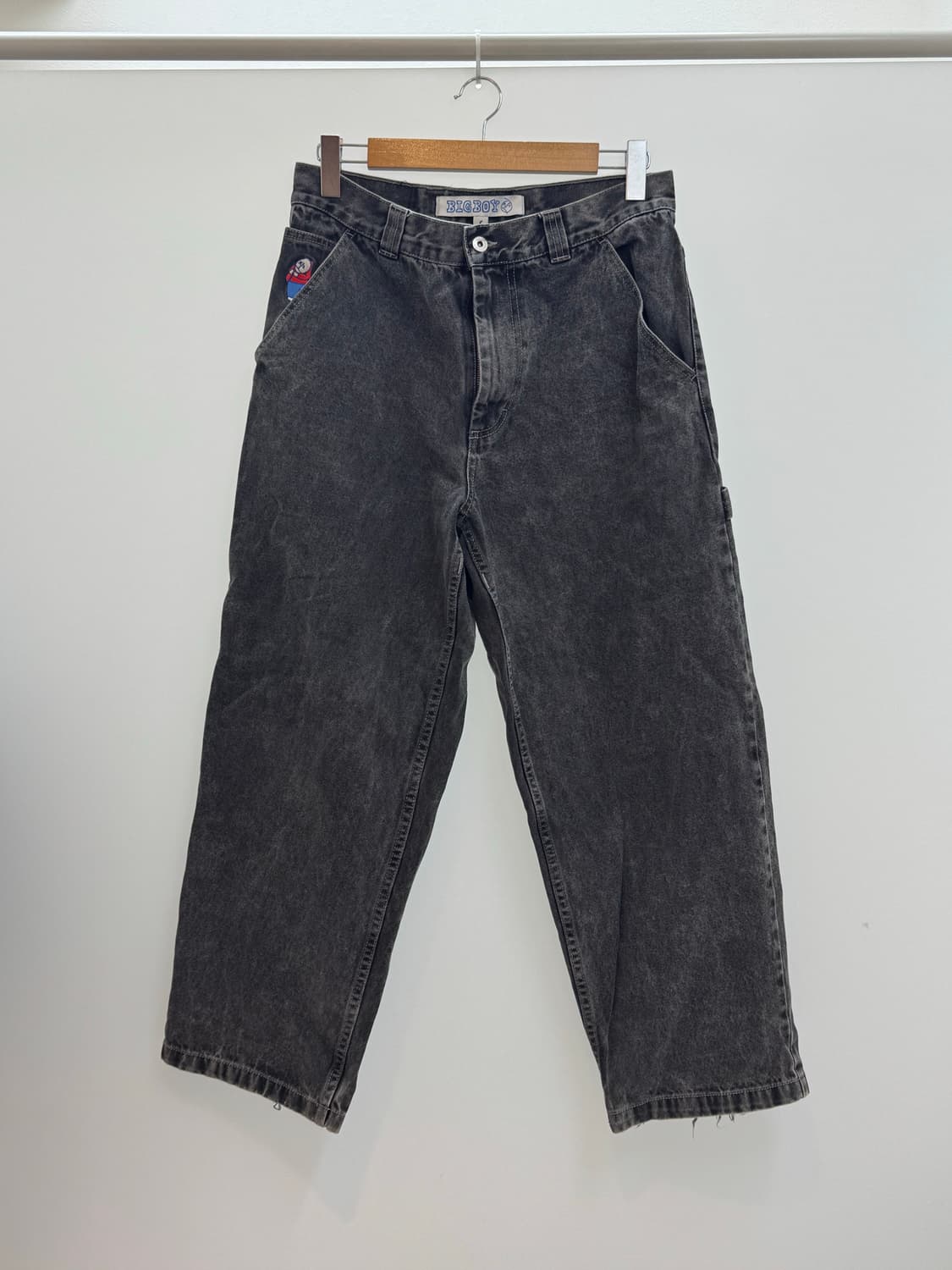 [레어] 폴라스케이트 빅 보이 워크 팬츠 워시드 블랙 S 상품이미지1