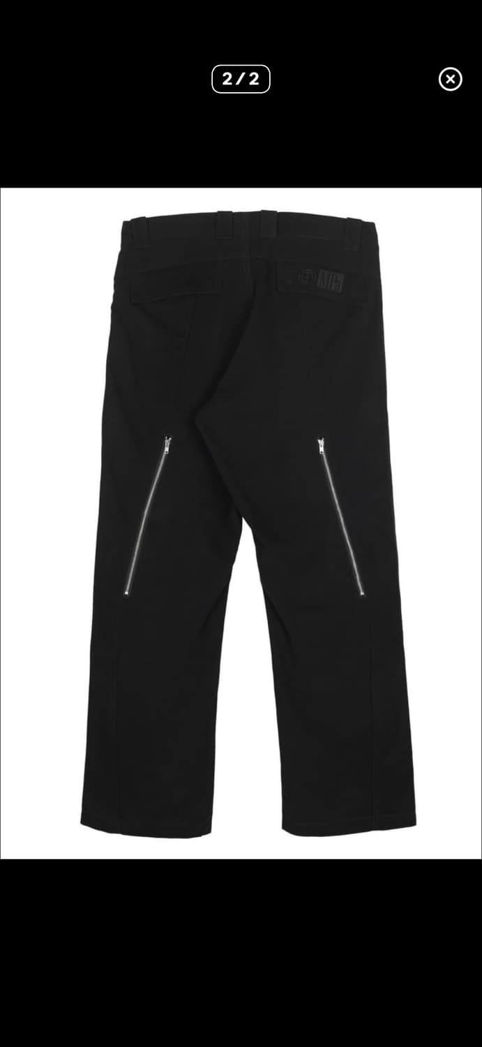 M)플라스틱프로덕트 Mpa 웨이브 지퍼 팬츠 상품이미지1