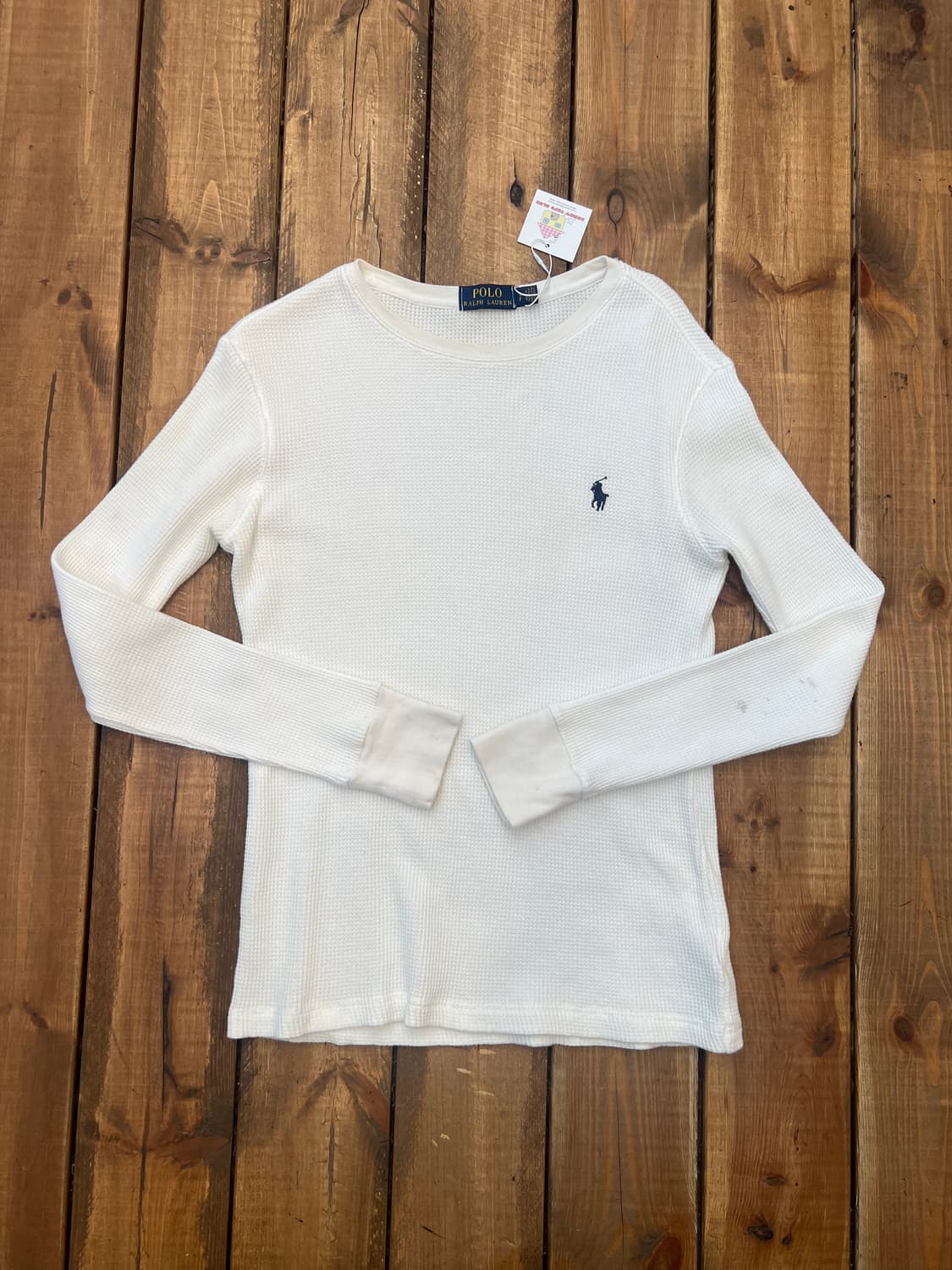 폴로 화이트 와플 롱슬리브 상품이미지6