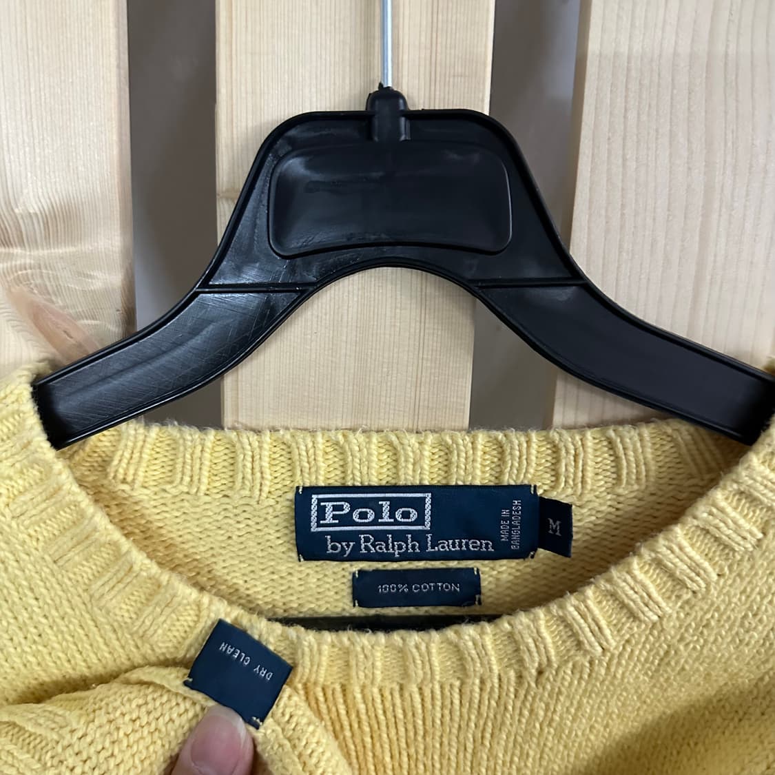 (M) 폴로 랄프로렌 옐로우 니트 스웨터 상품이미지6