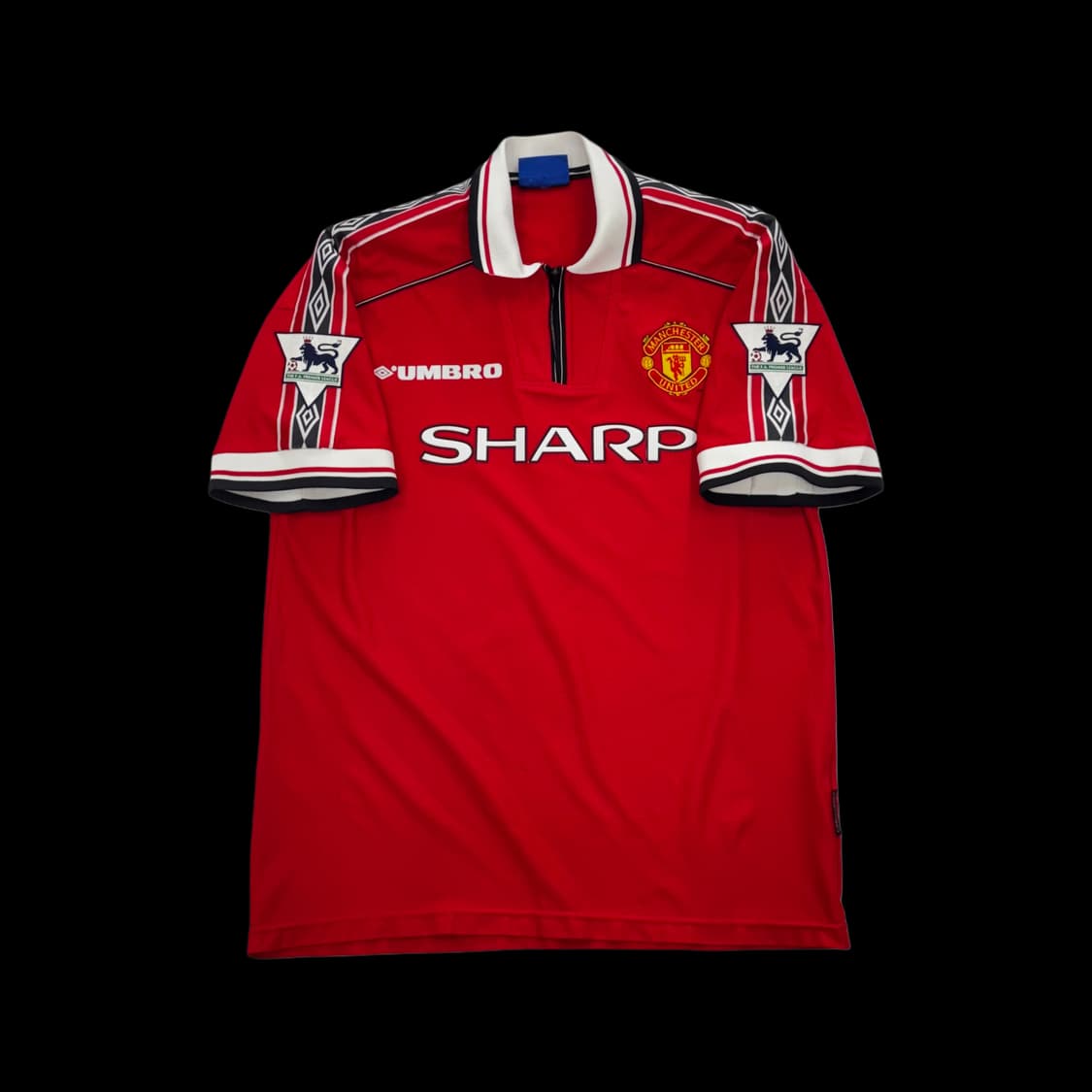 엄브로 98 00 맨유 맨체스터 유나이티드 홈 베컴 트레블 유니폼  상품이미지2
