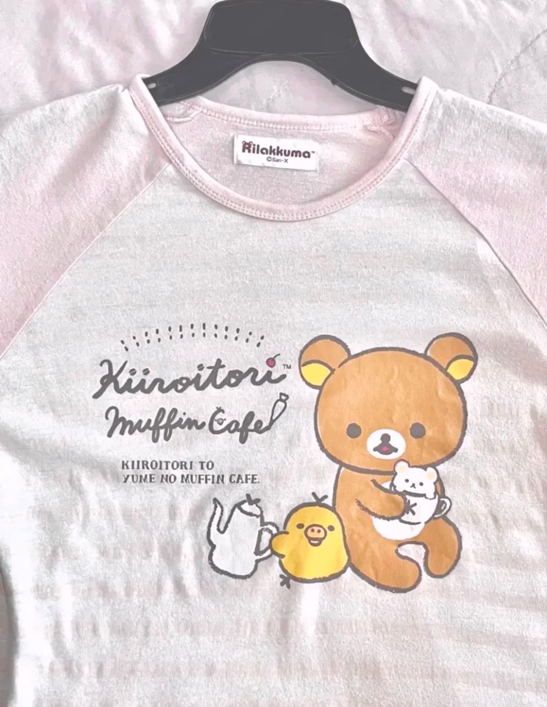 San-X 산엑스 리락쿠마 진리진티지 미소녀 반팔 티셔츠 상품이미지2