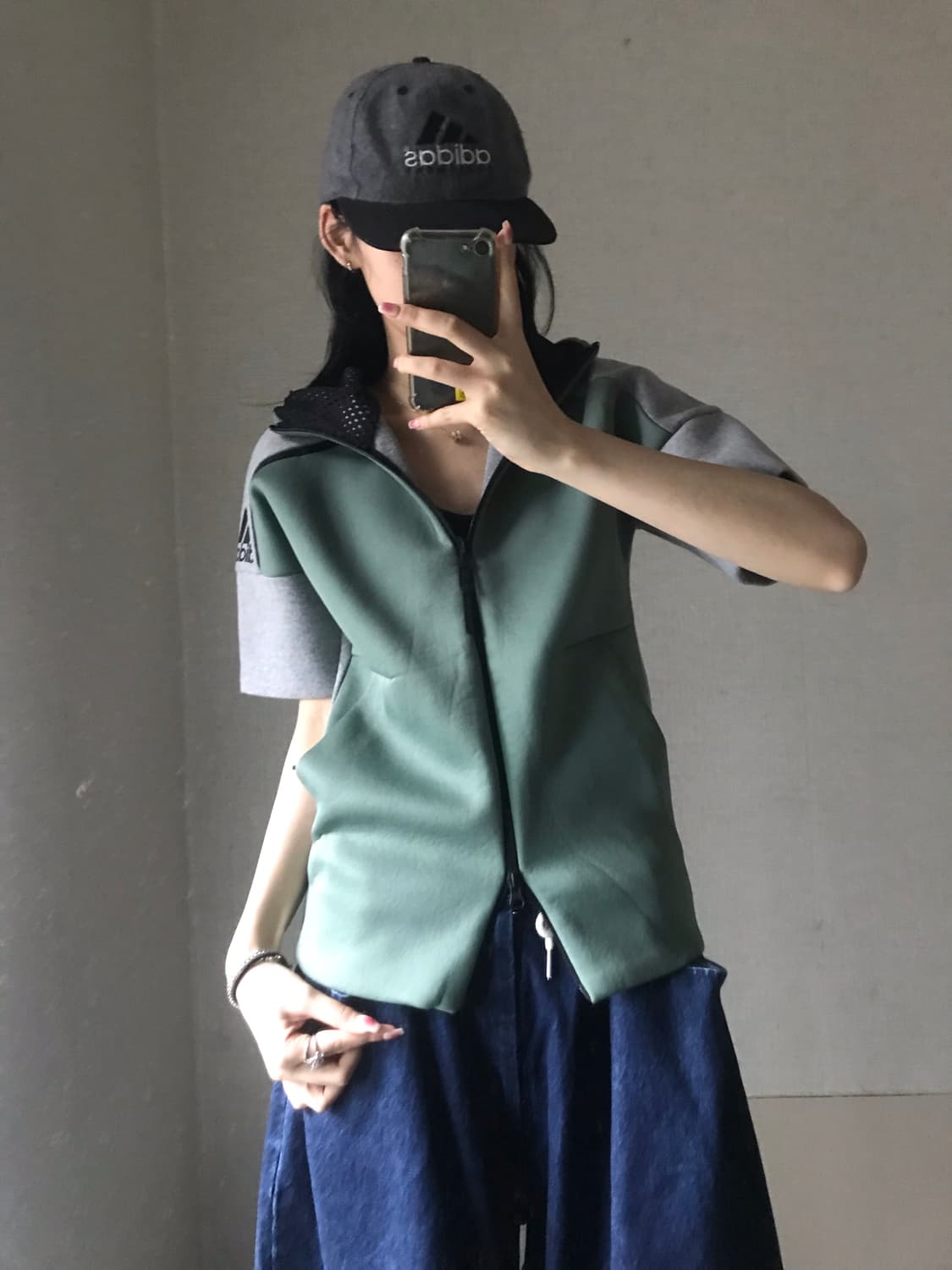 아디다스 투웨이 반팔 후드집업 상품이미지1
