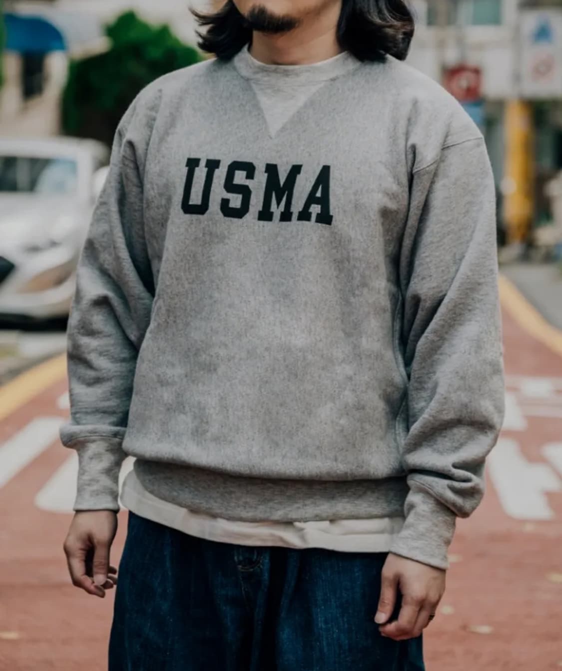 브론슨 USMA 리버스 풀오버 맨투맨  XXL사이즈 상품이미지7