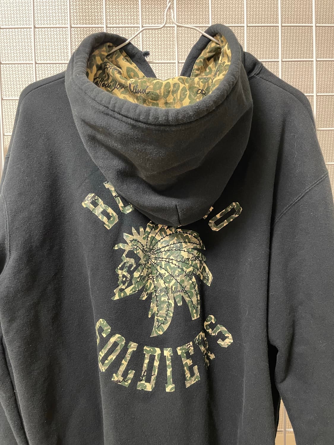 빈티지 호피 프린팅 후드집업 상품이미지3