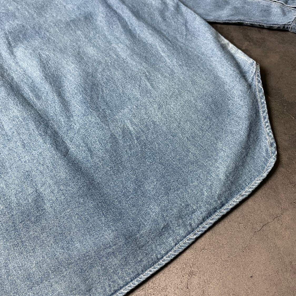 PORT AUTHORITY 빈티지 코튼 데님 셔츠 A00586 상품이미지8