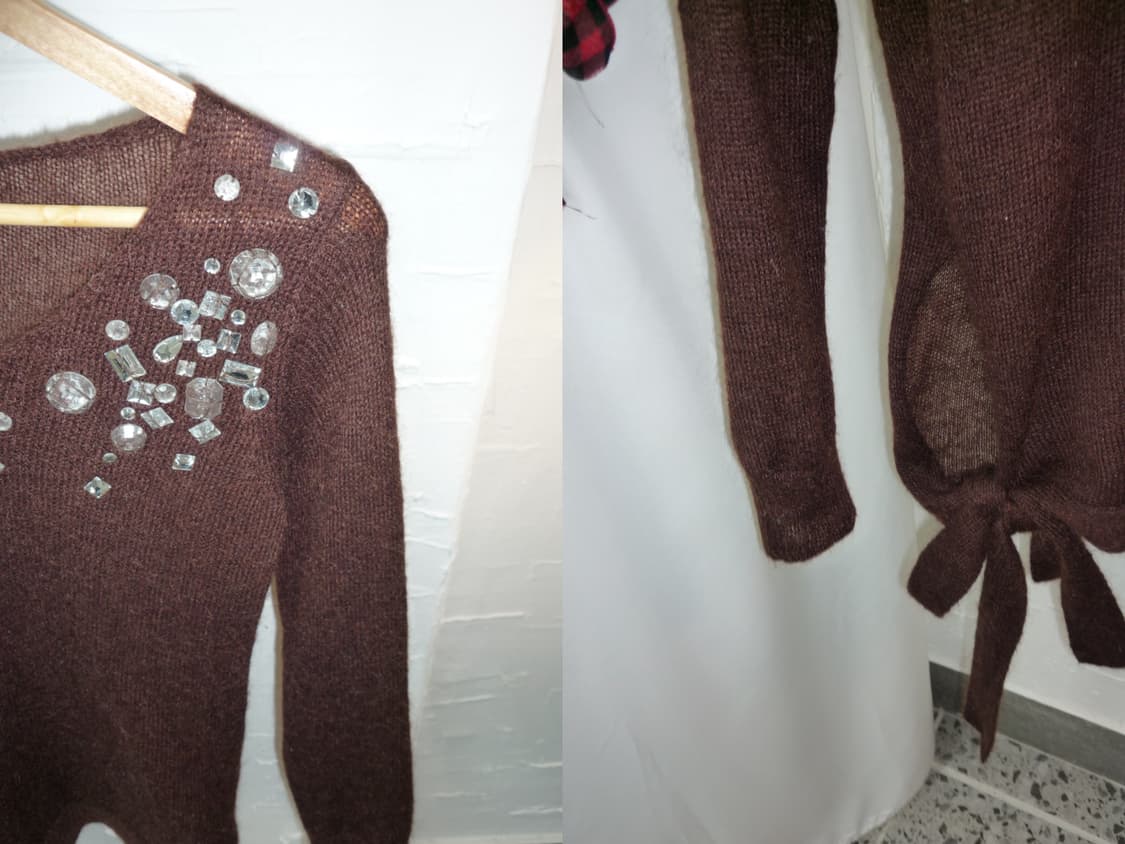 jewelry beads brown knit 상품이미지6