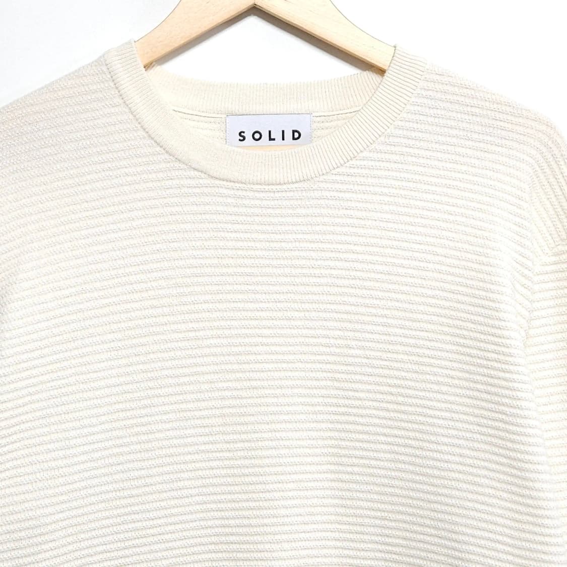 105)SOLID HOMME 솔리드옴므 24시즌 아이보리 니트 아이보리 상품이미지2