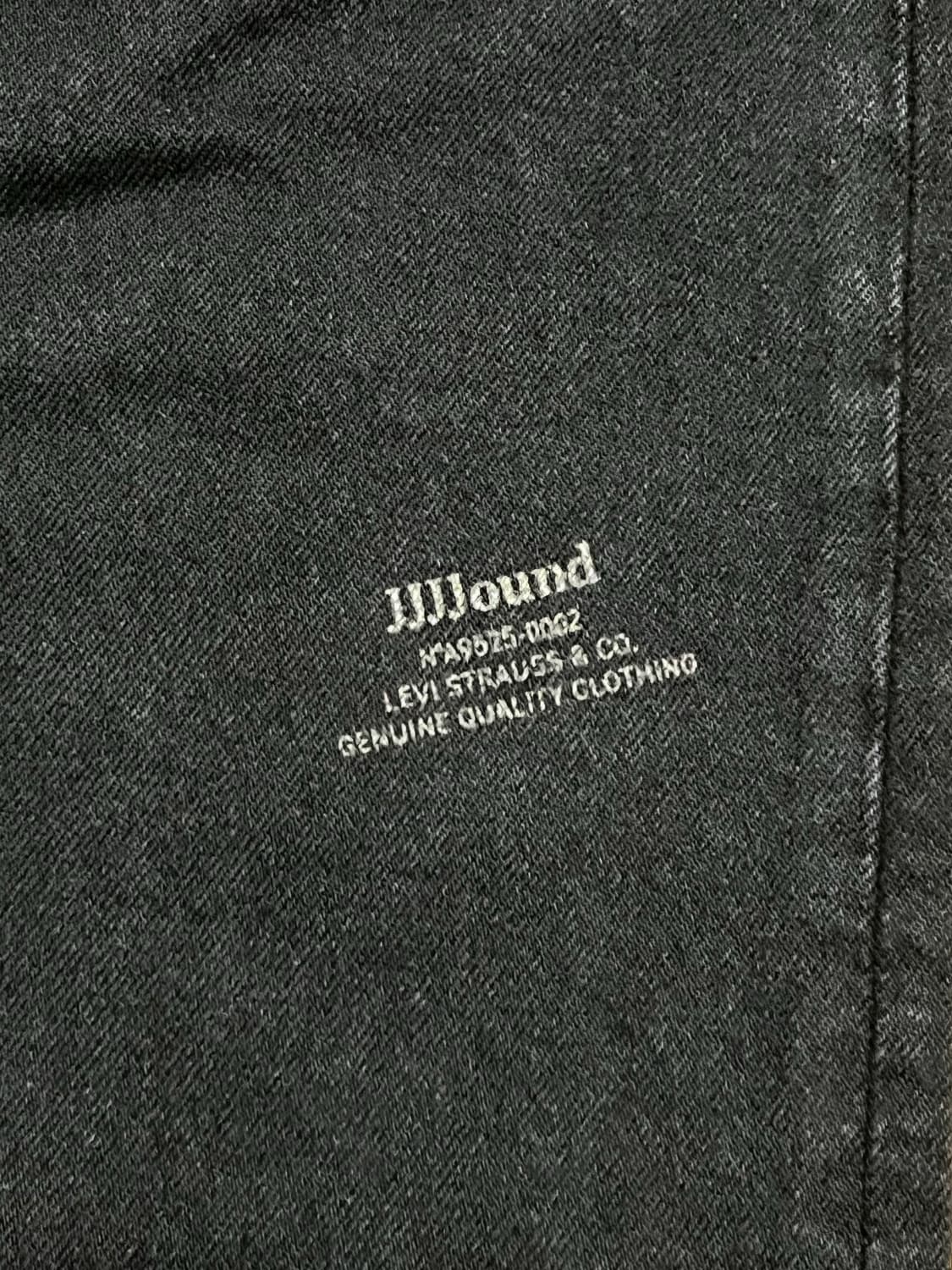 리바이스 x jjjound 501 흑청 상품이미지2