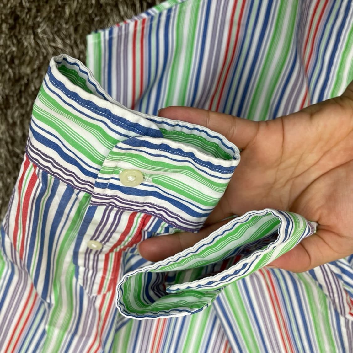 폴로 랄프 로렌  멀티컬러 스트라이프 셔츠 42-84 상품이미지5