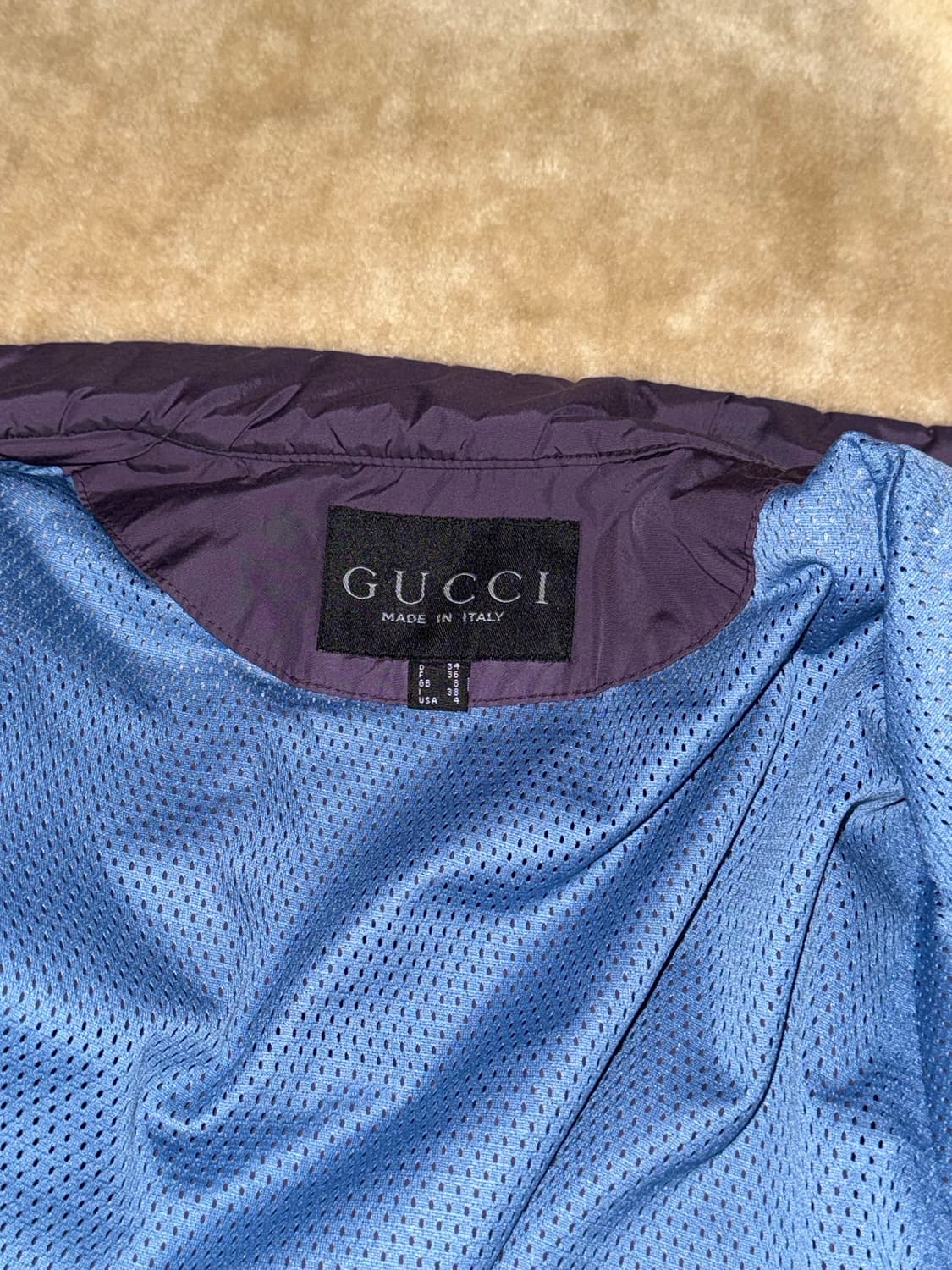 GUCCI 퍼플 나일론 자켓 상품이미지8
