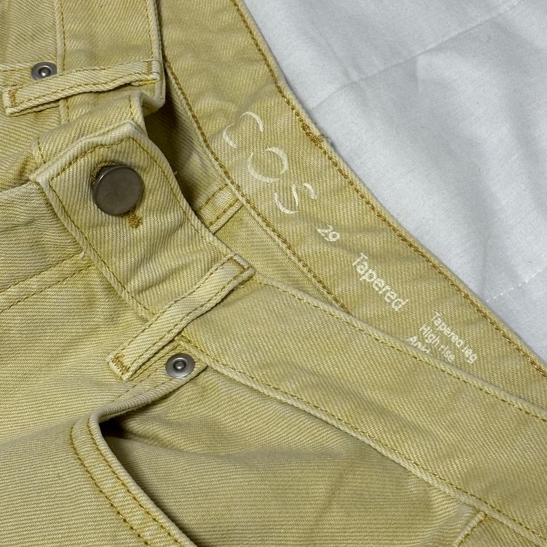 코스 테이퍼드 컬러 코튼 팬츠 29 상품이미지1