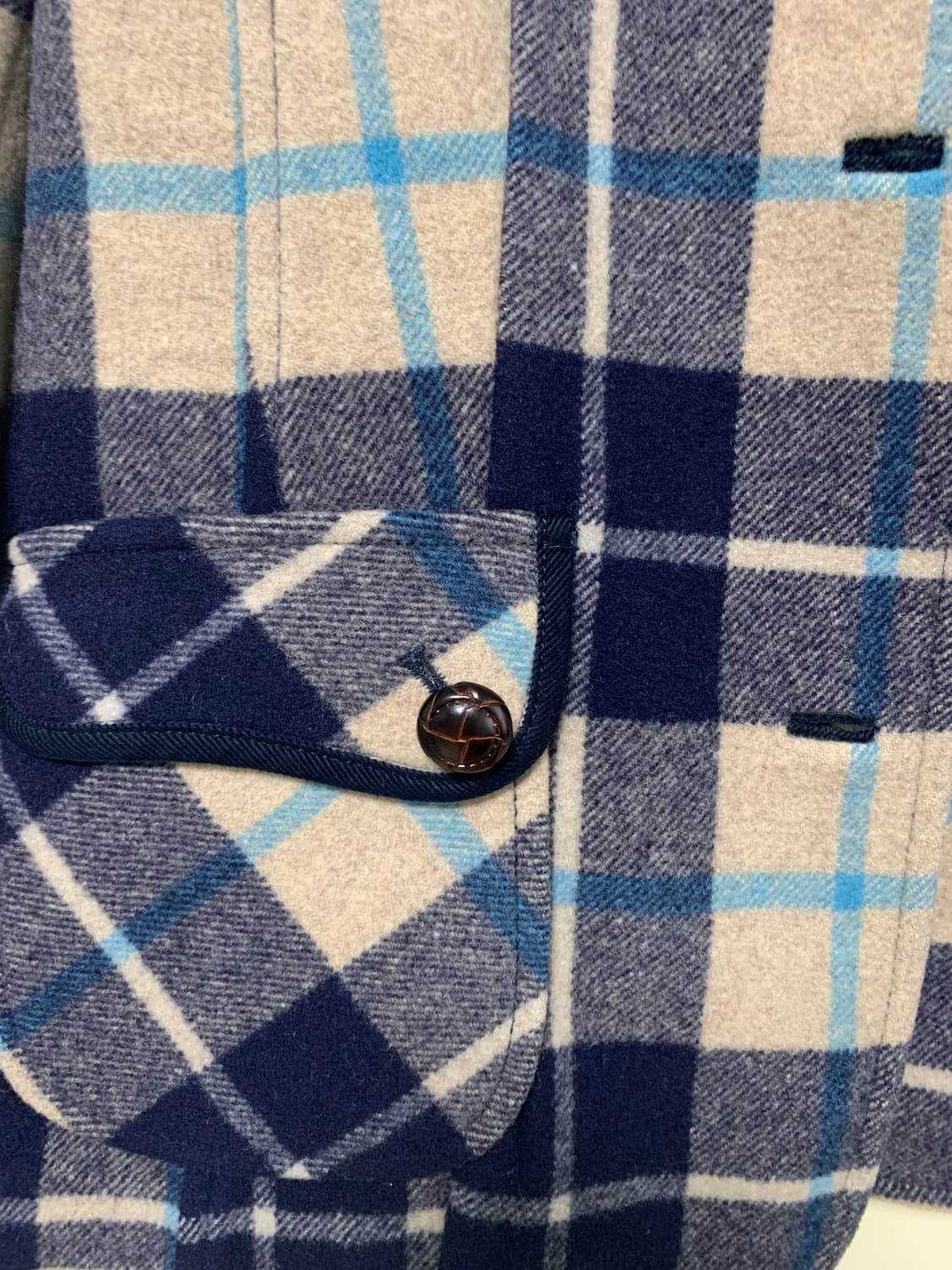 키이스 모직 체크자켓 상품이미지4